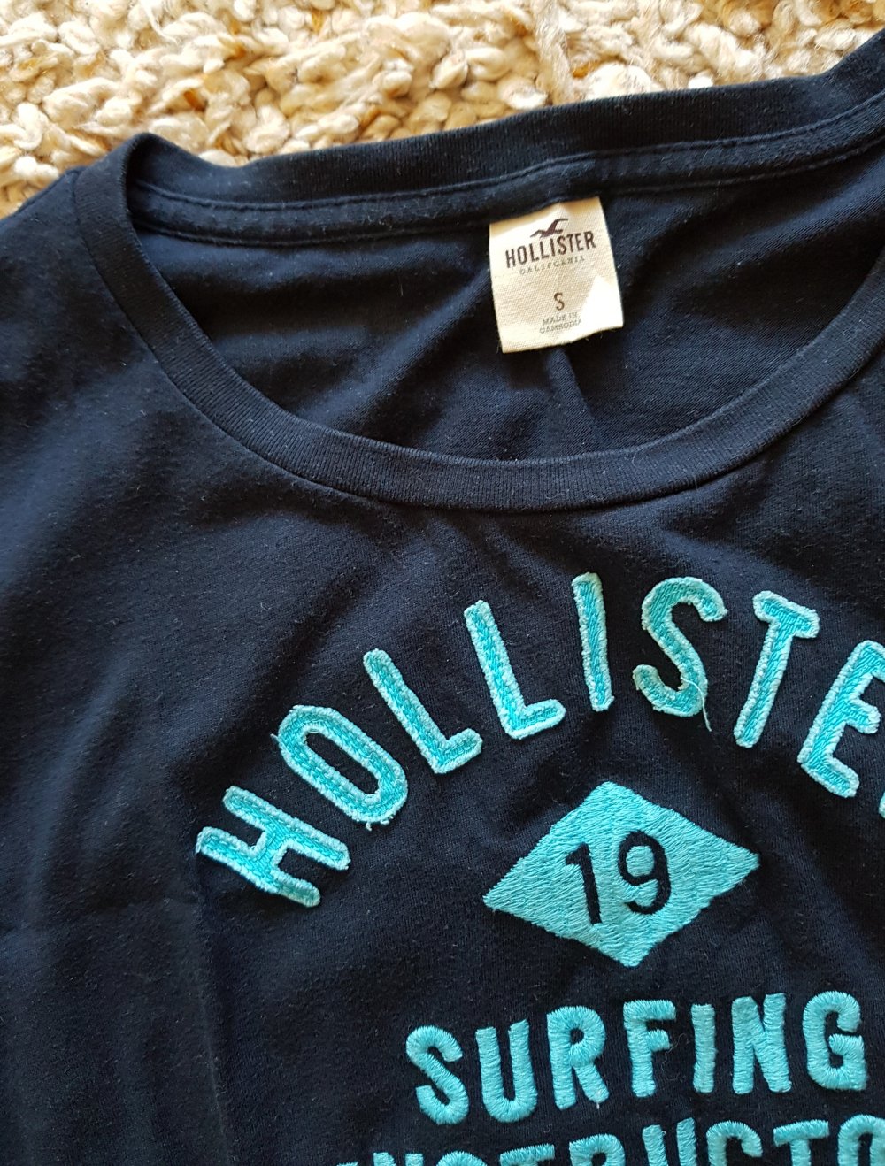 Hollister Tshirt marinenblau Gr.S