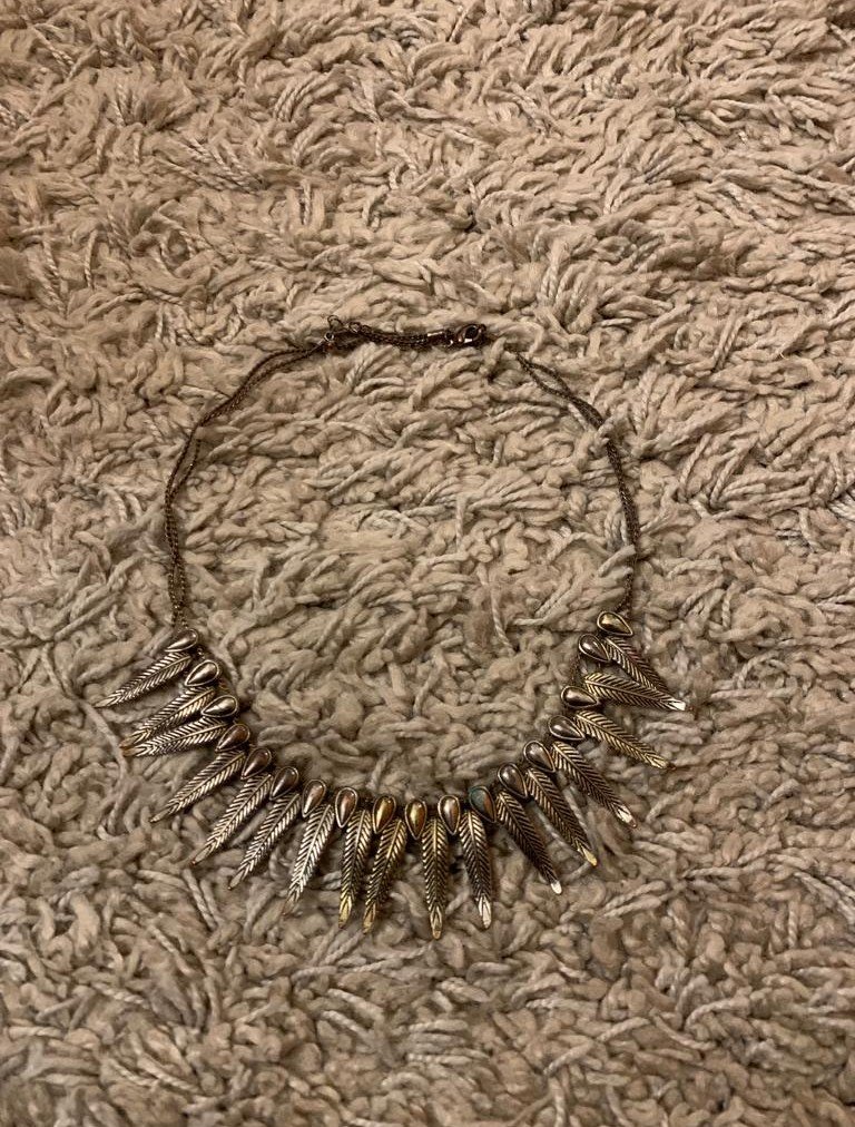 Statement Kette silber gold Floral Vintage  Y2k