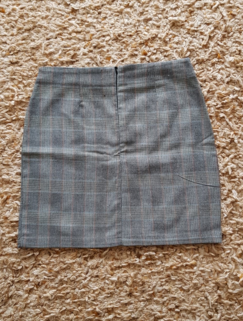 Neu! Karierter Minirock grau Gr.S