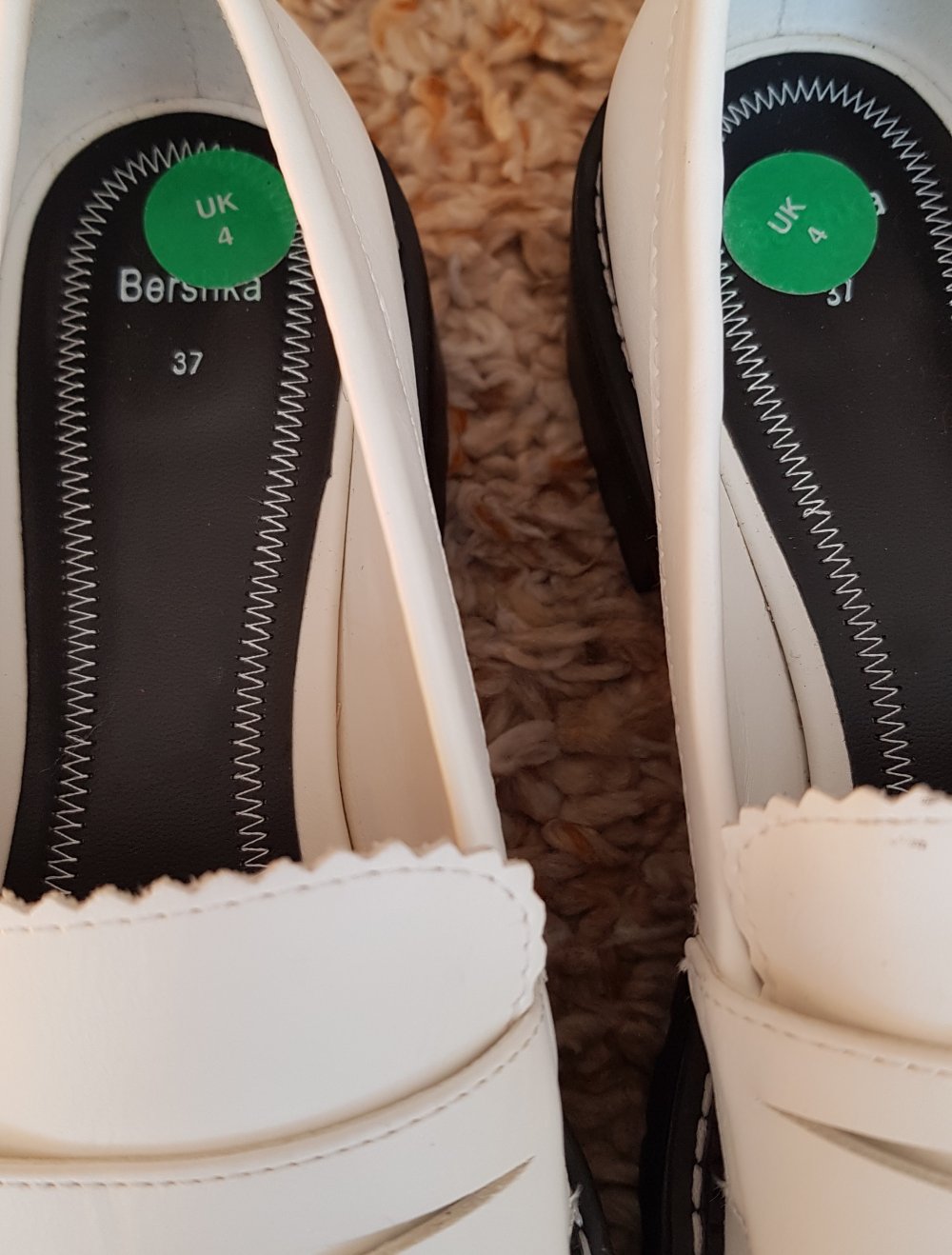 Neue Weiße Sneaker Slipper  mit Plateau Gr.37
