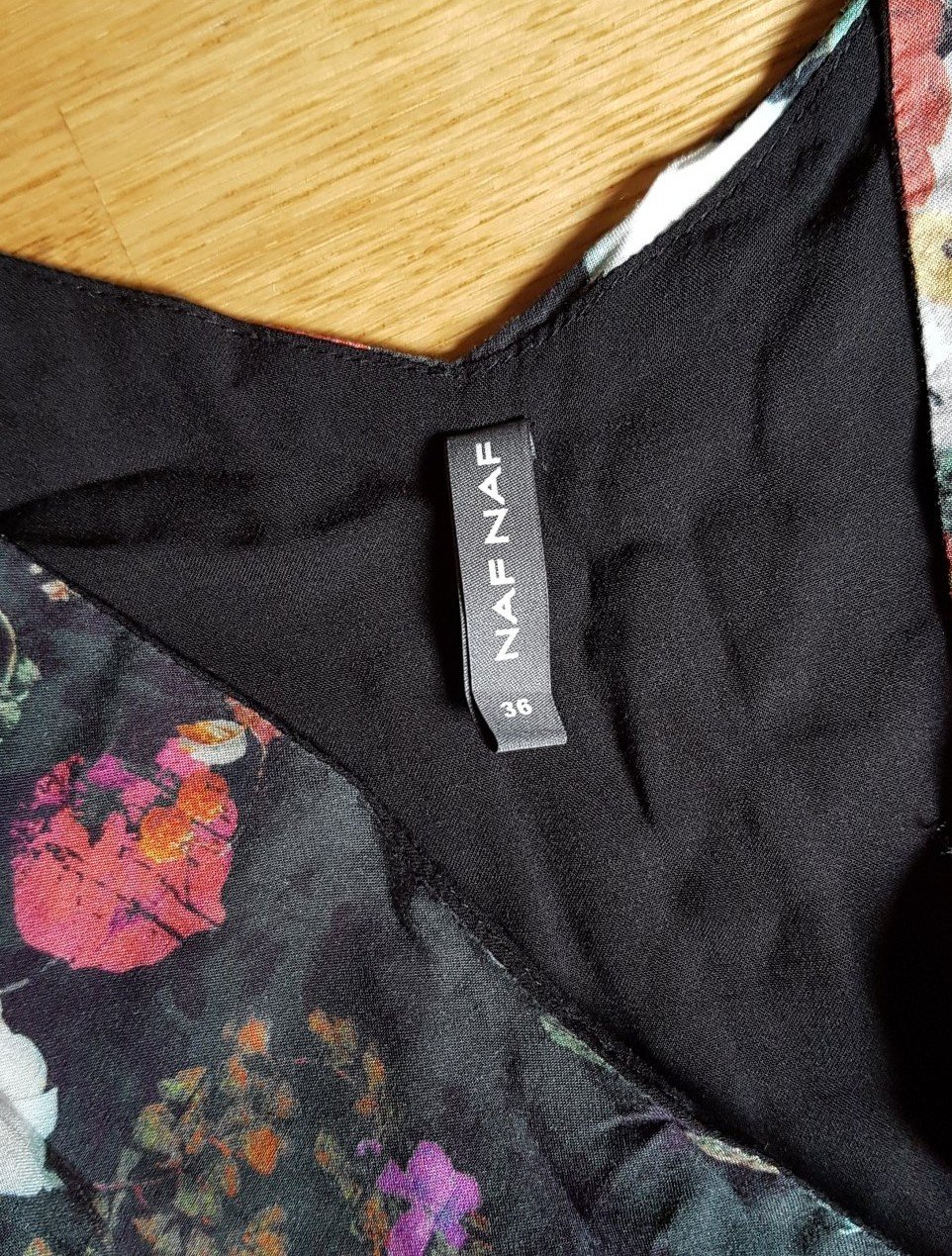 Geblümtes Sommerkleid  kurz  in Wickel Optik bunt  Gr.36