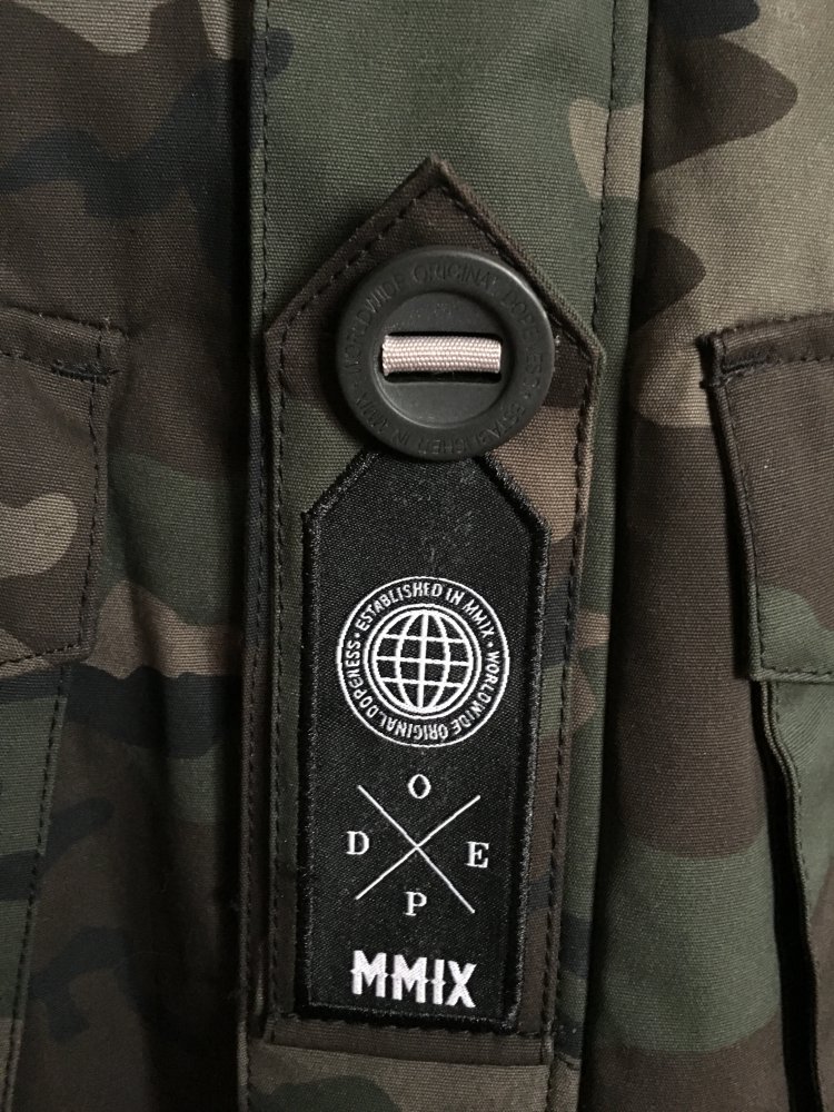 Jacke Parka Dope Move Camouflage Größe M Jacke Parka Dope Move Camouflage Größe M