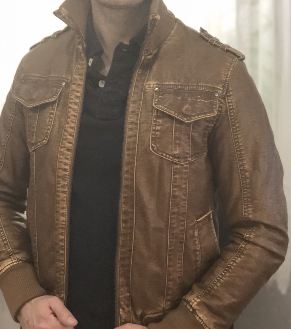 Kunstlederjacke 