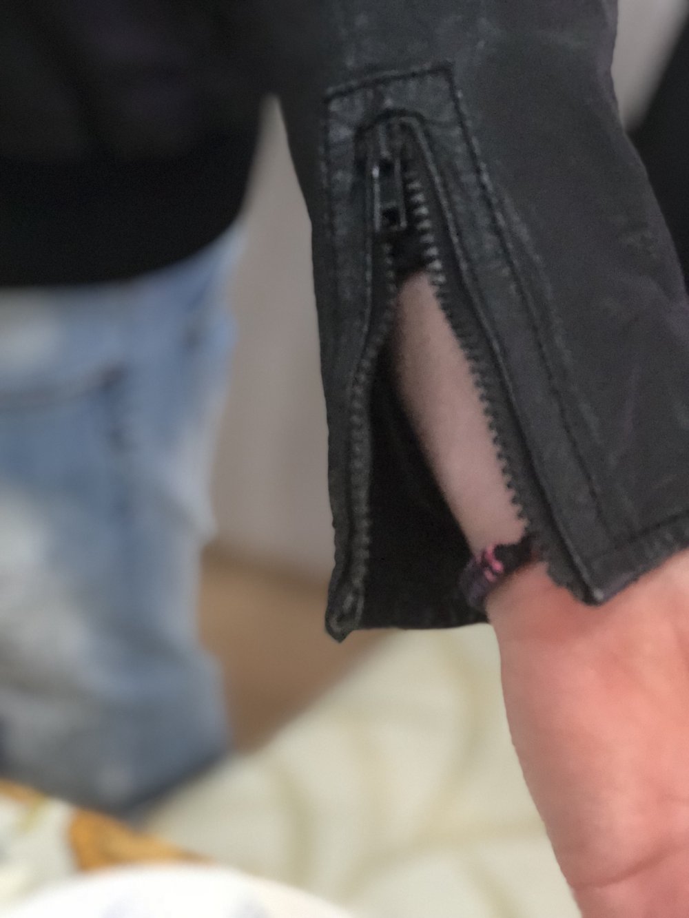 Lederjacke 