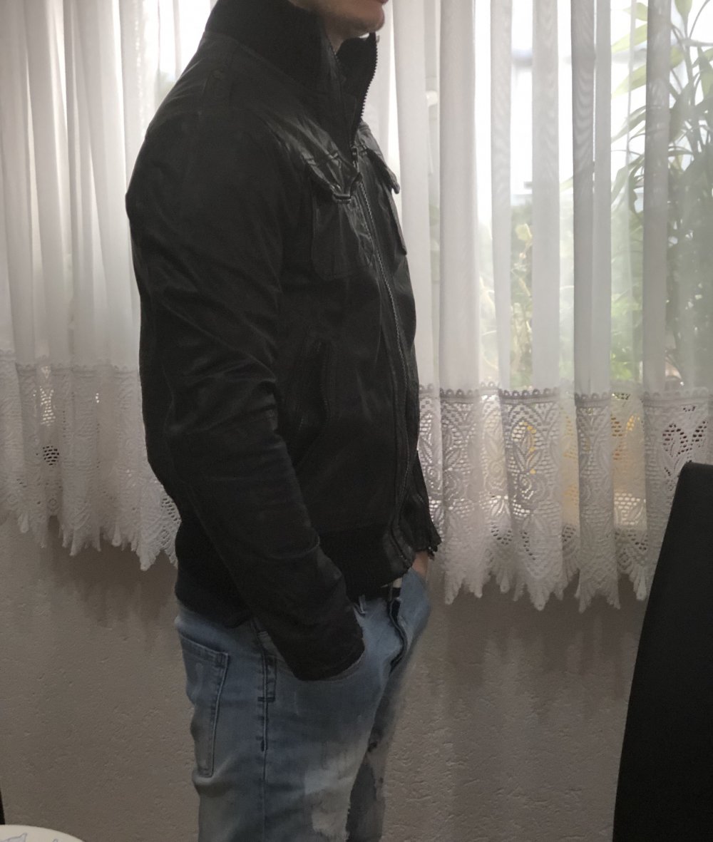 Lederjacke 