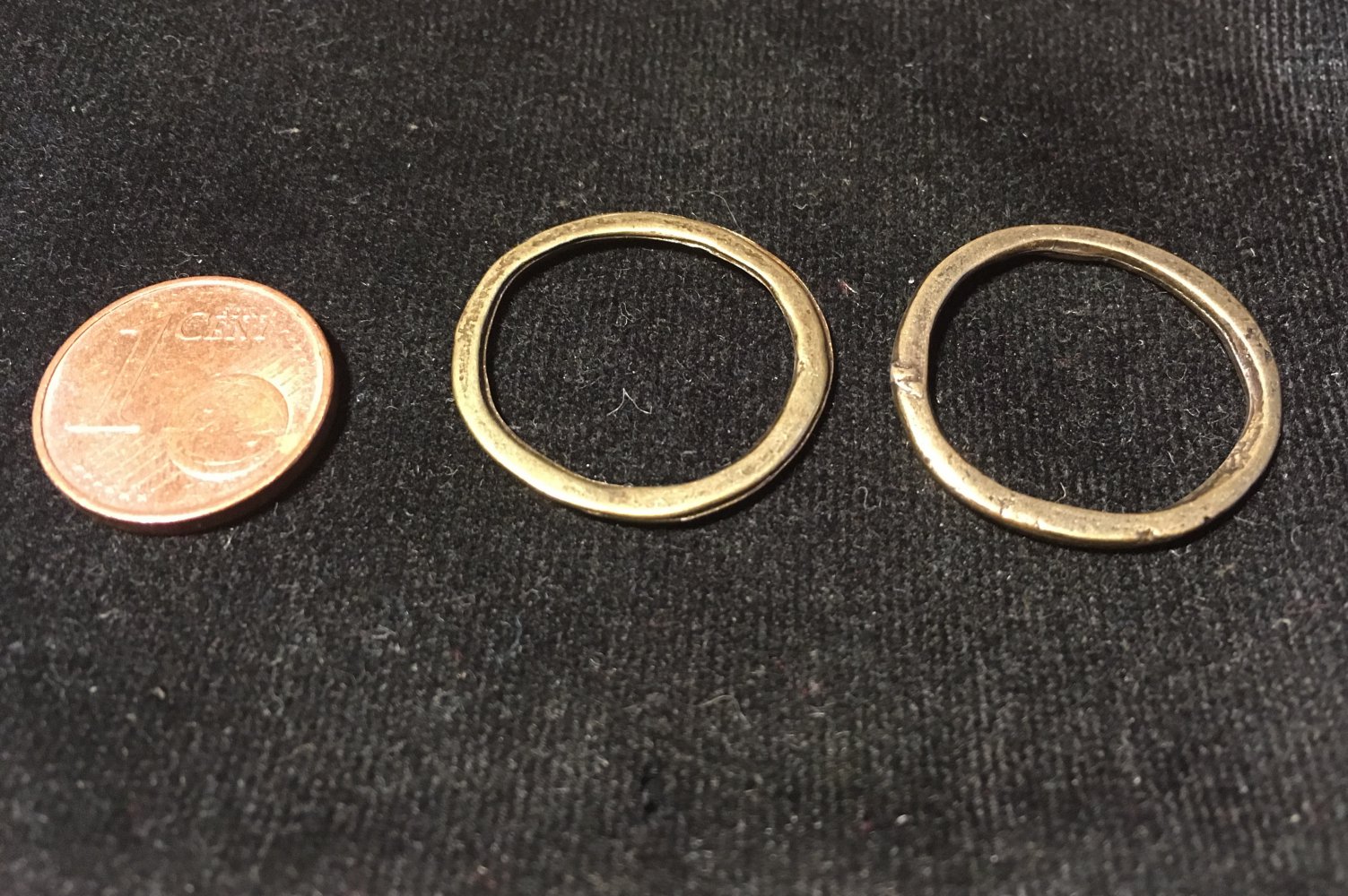 bronze Anhänger, Connector, Ring 