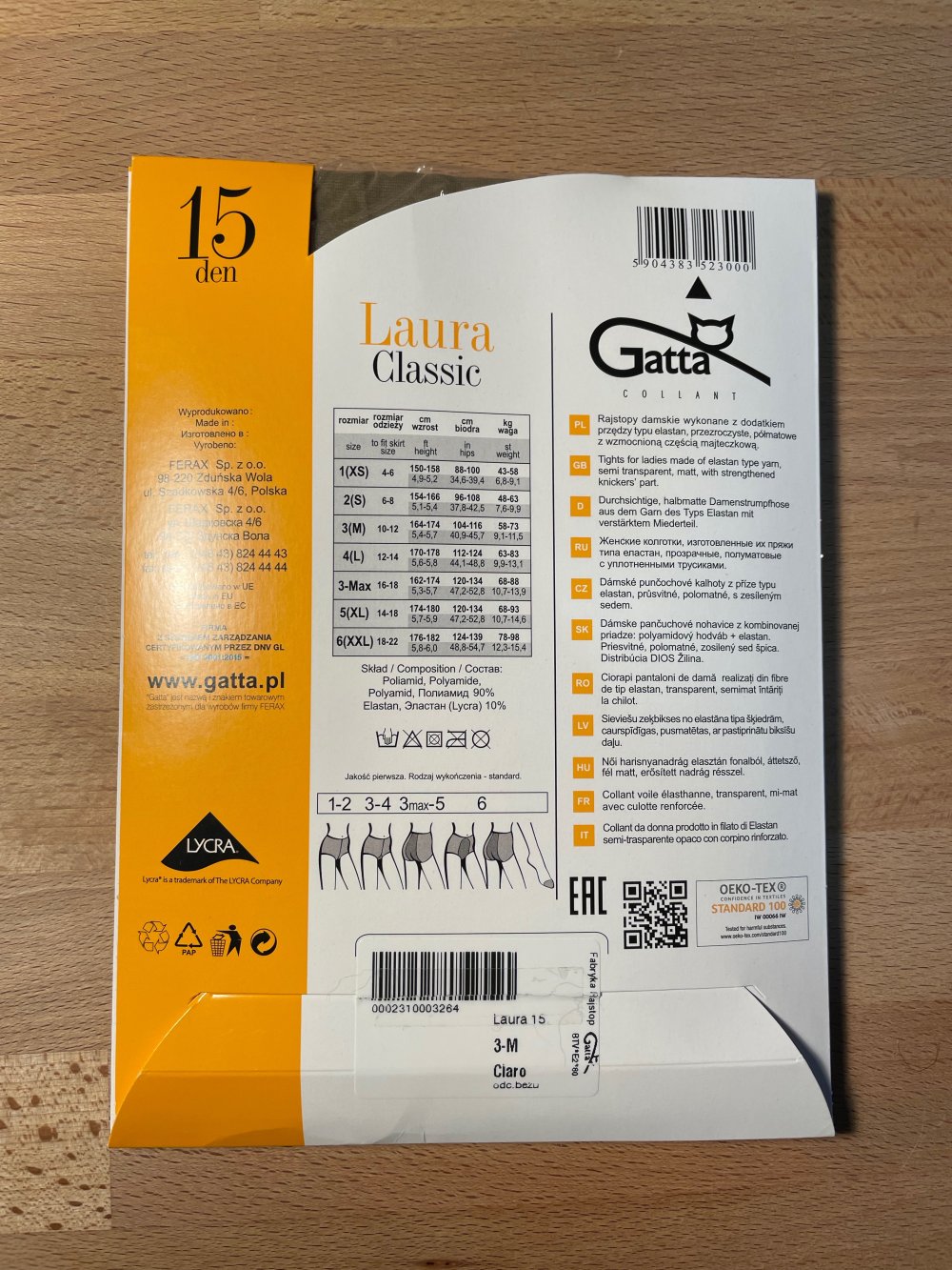 Damen Strumpfhose, neu, durchsichtig, 15 den