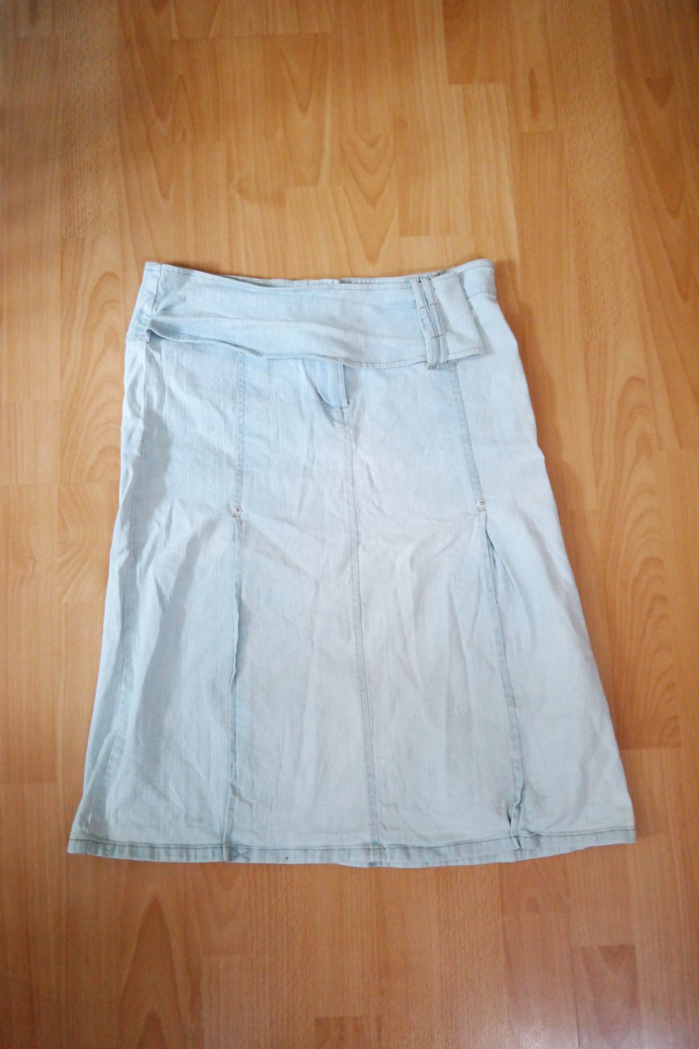 Vintage 90er 00er Rock Jeansrock Highwaist hellblau M 38 Y2K