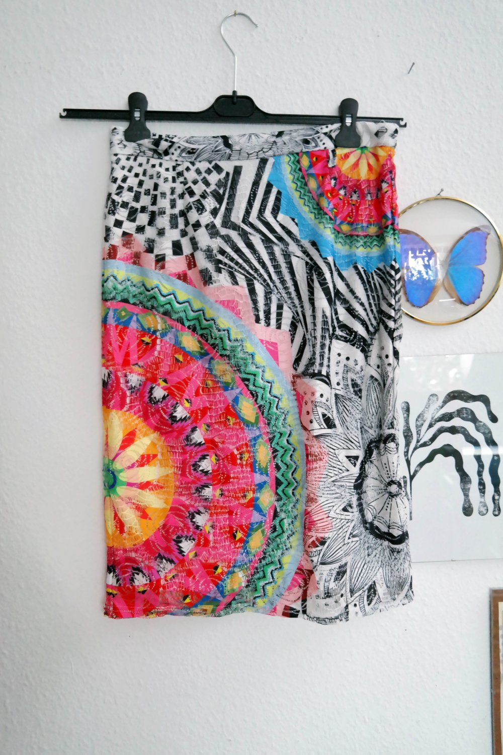 Bunt Mandala Hippie Ethno Rock Folklore Vintage 90er Style Bohemian M 38