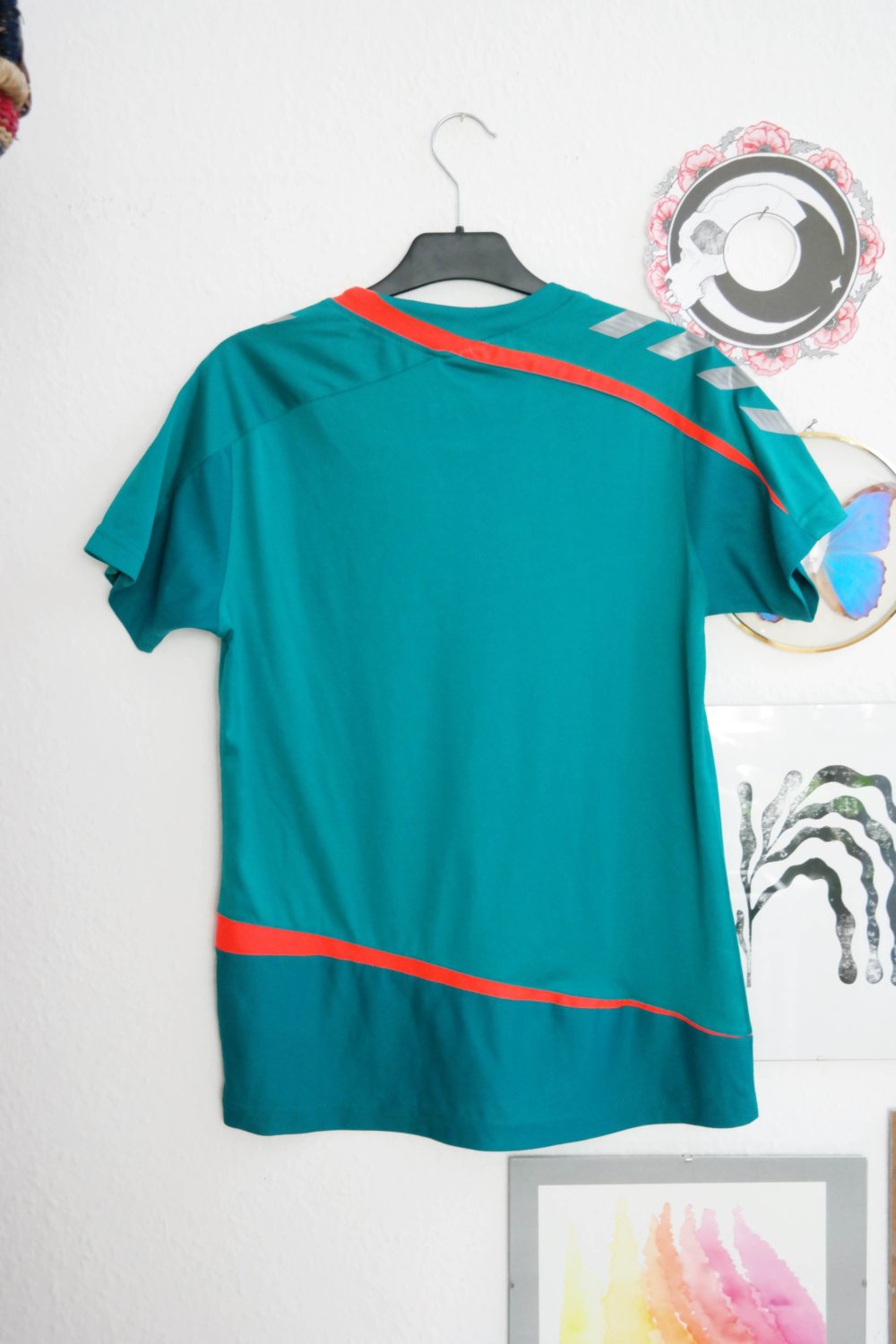 Wie neu Hummel Shirt Sportshirt türkis neon M 38 Fitness