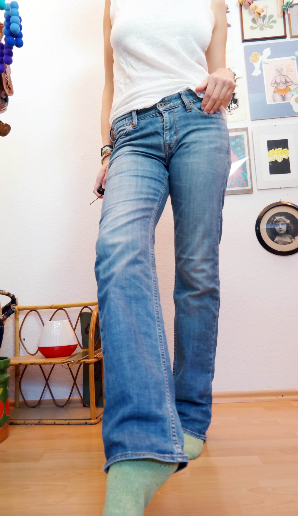 Mustang Oregon jeans Hose Jeanshose 3580 in 31 / 31 hellblau M 38 lang gerader Schnitt