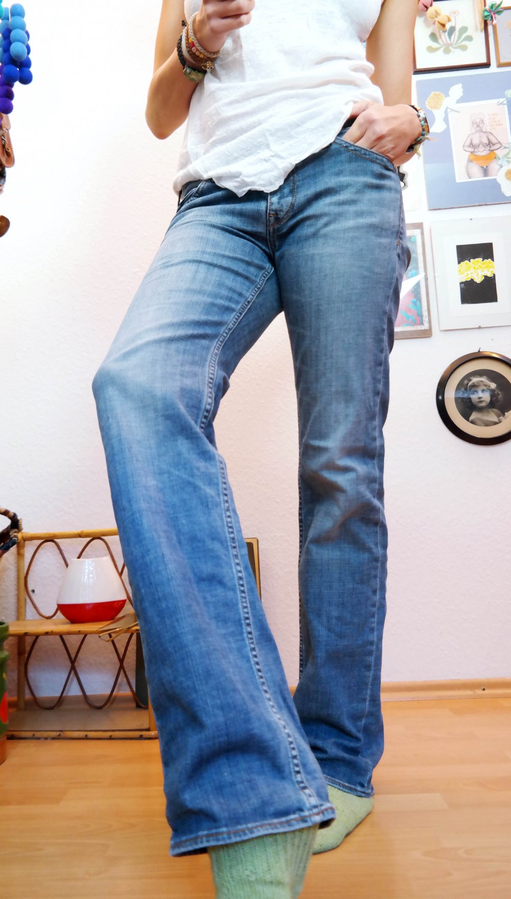 Mustang Oregon jeans Hose Jeanshose 3580 in 31 / 31 hellblau M 38 lang gerader Schnitt