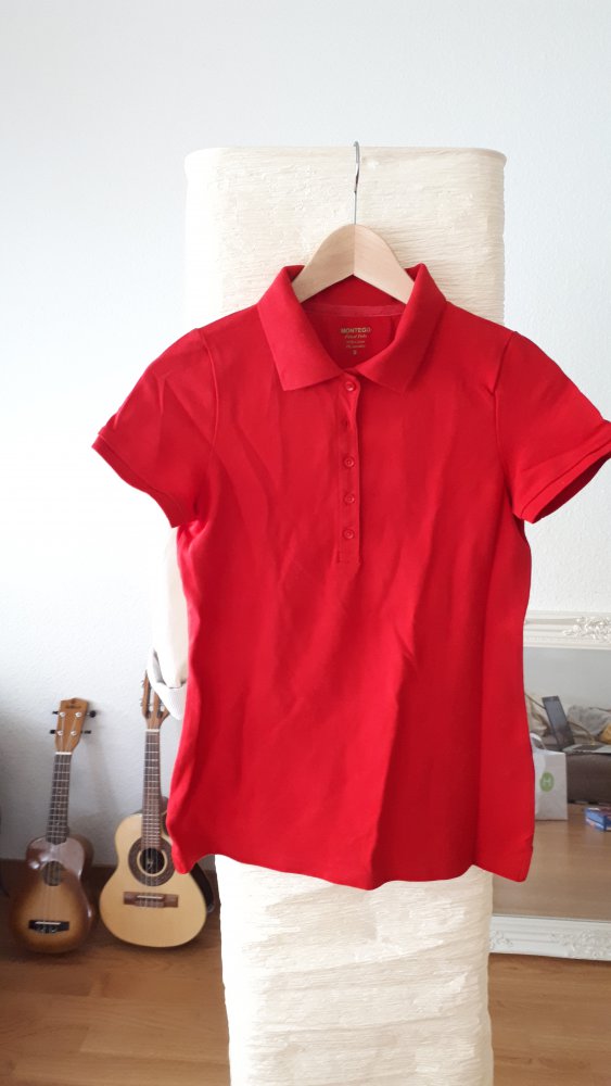 Hammer rotes Polo-Shirt, Gr.36 - NEU