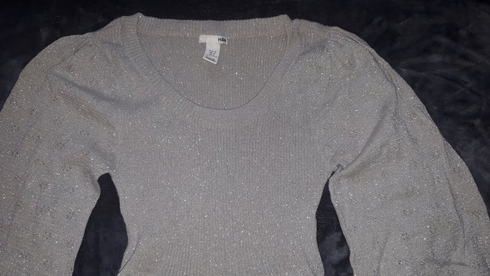 Silbernes Glitzerkleid
