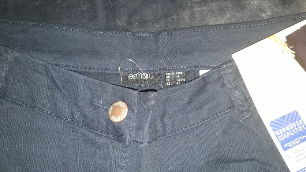 Blaue Bermudas