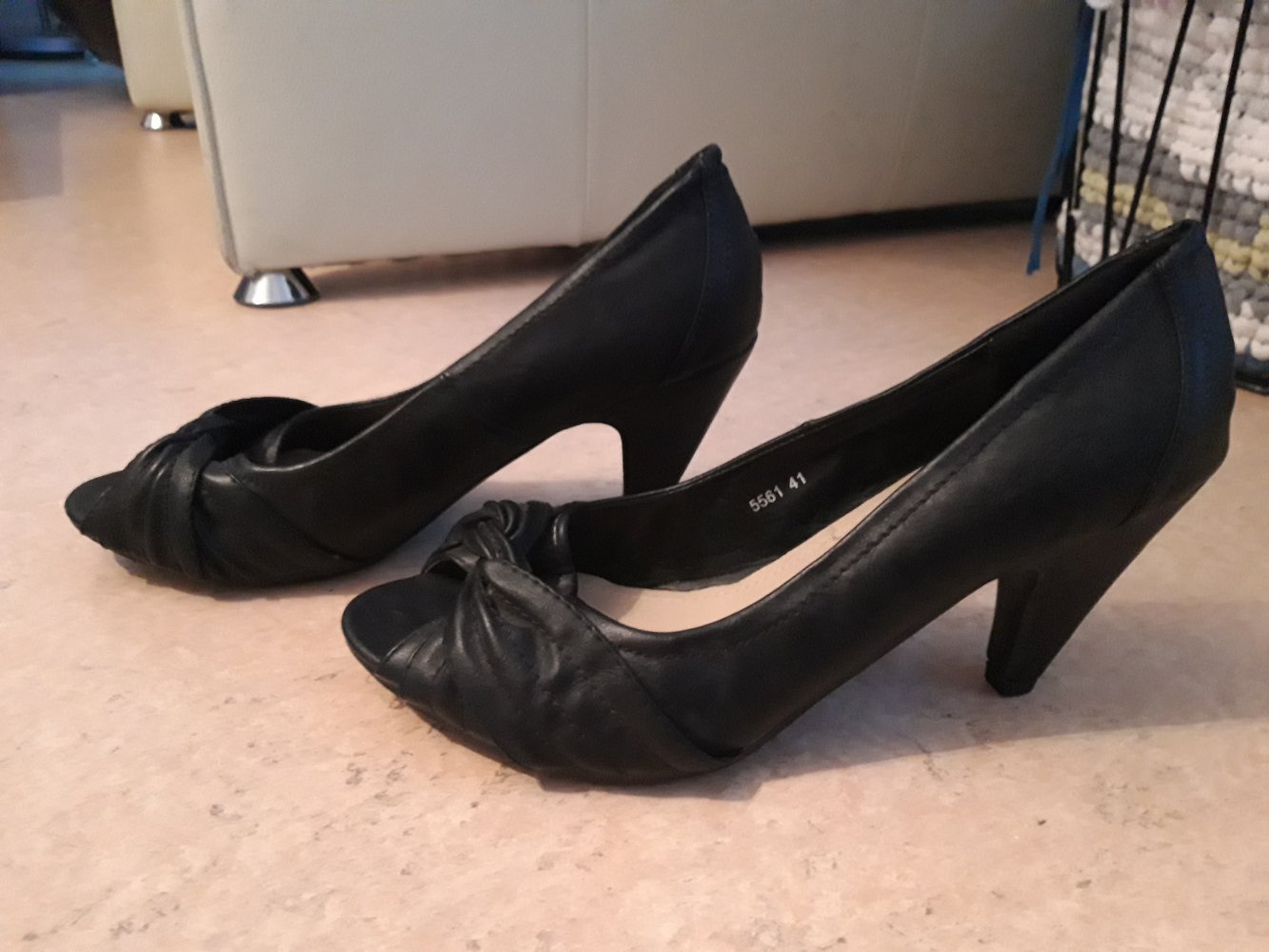 Peeptoe Pumps