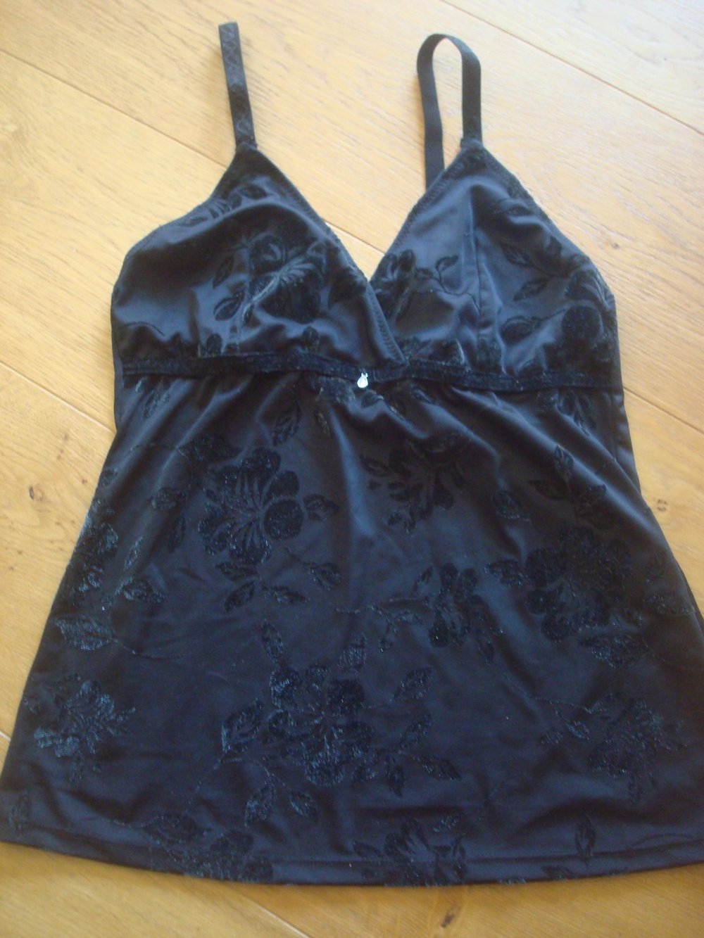 Top, Lingerietop schwarz 36 / 75B