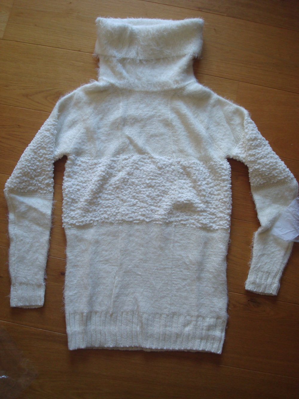 schiucker Pullover, Longpullover creme, Neu