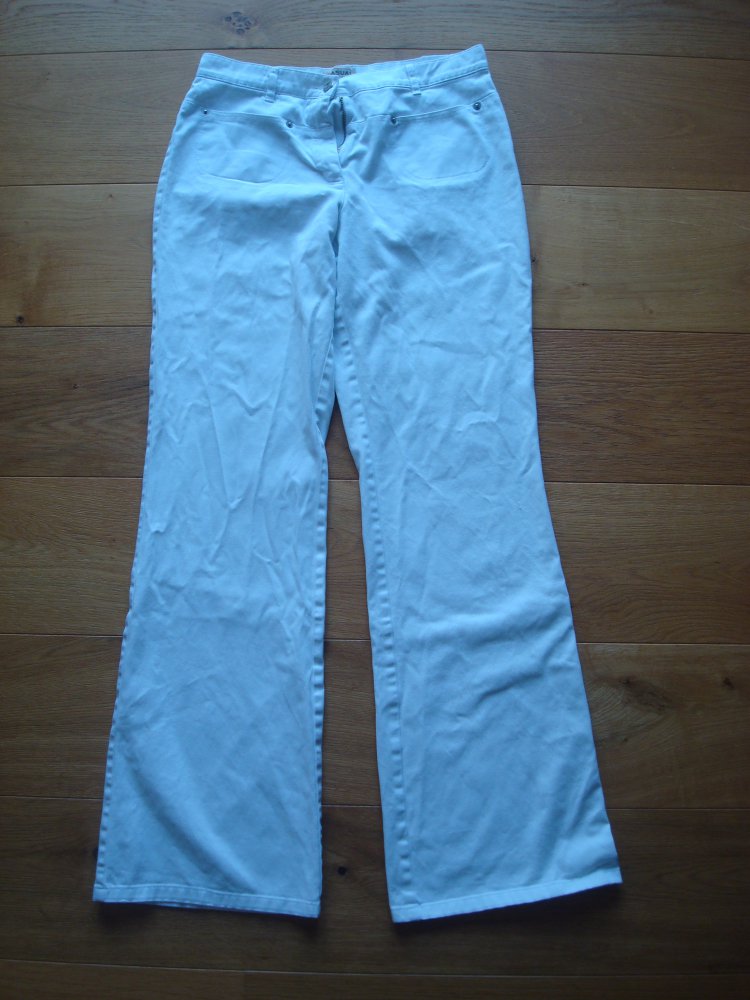 Hose, Jeans, weiße Jeans, Arbeitshose