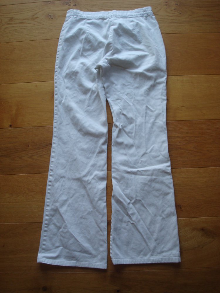 Hose, Jeans, weiße Jeans, Arbeitshose