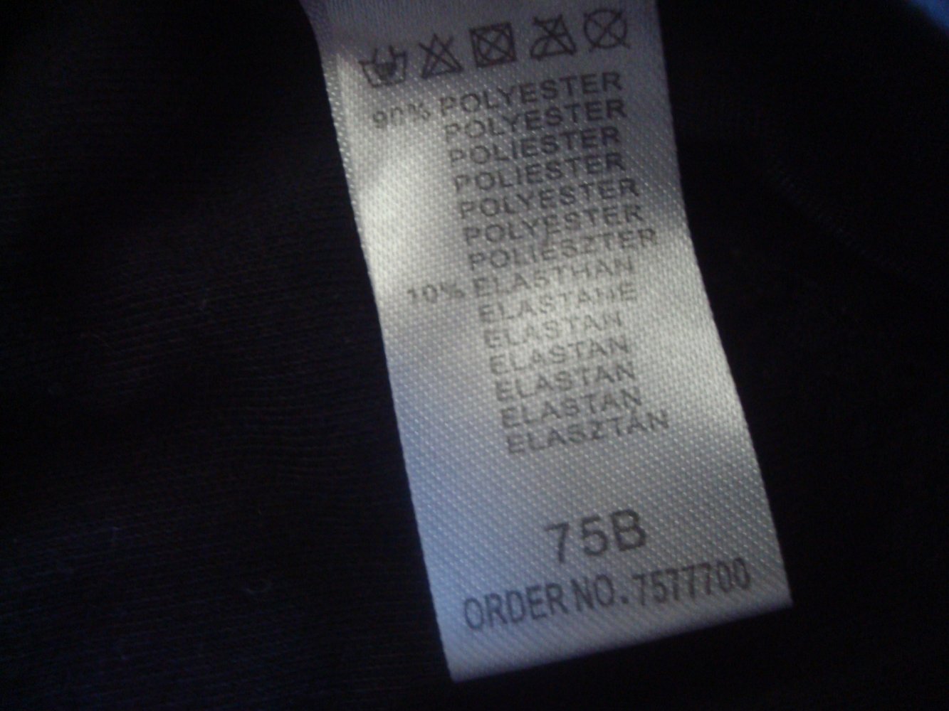 Top, Lingerietop schwarz 36 / 75B