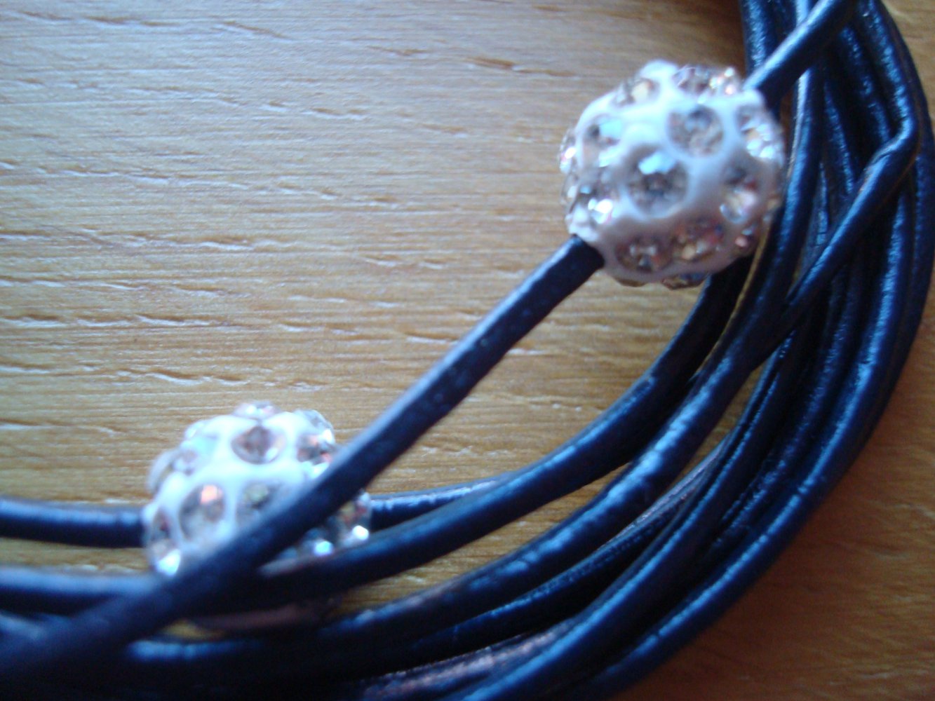 Armband, Lederarmband mit Magnetschließe