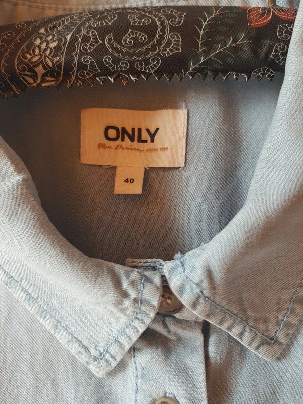 NEU/Etikett ONLY Jumpsuit 38/M playsuit eco friendly blue denim Jumpsuit 100% Naturfaser Tencel