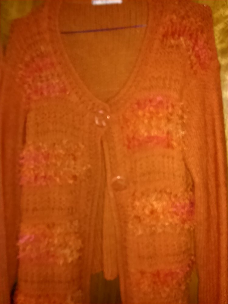 Mirasati Strickjacke- Gr.M/L-orange Töne