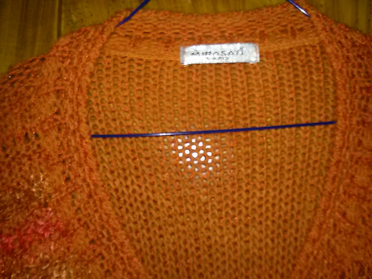 Mirasati Strickjacke- Gr.M/L-orange Töne