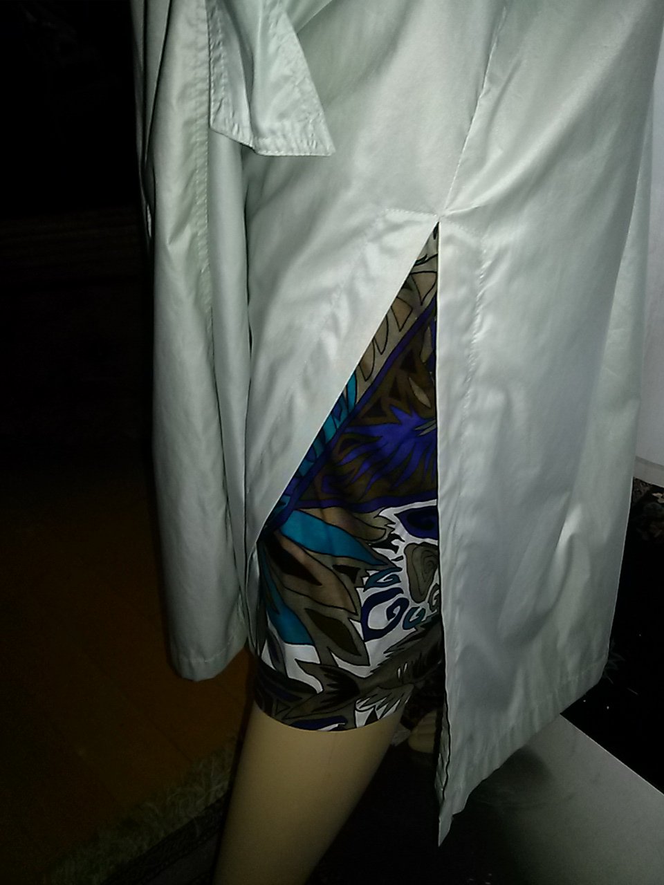 Trenchcoat hellgrün- Gr. 40/42