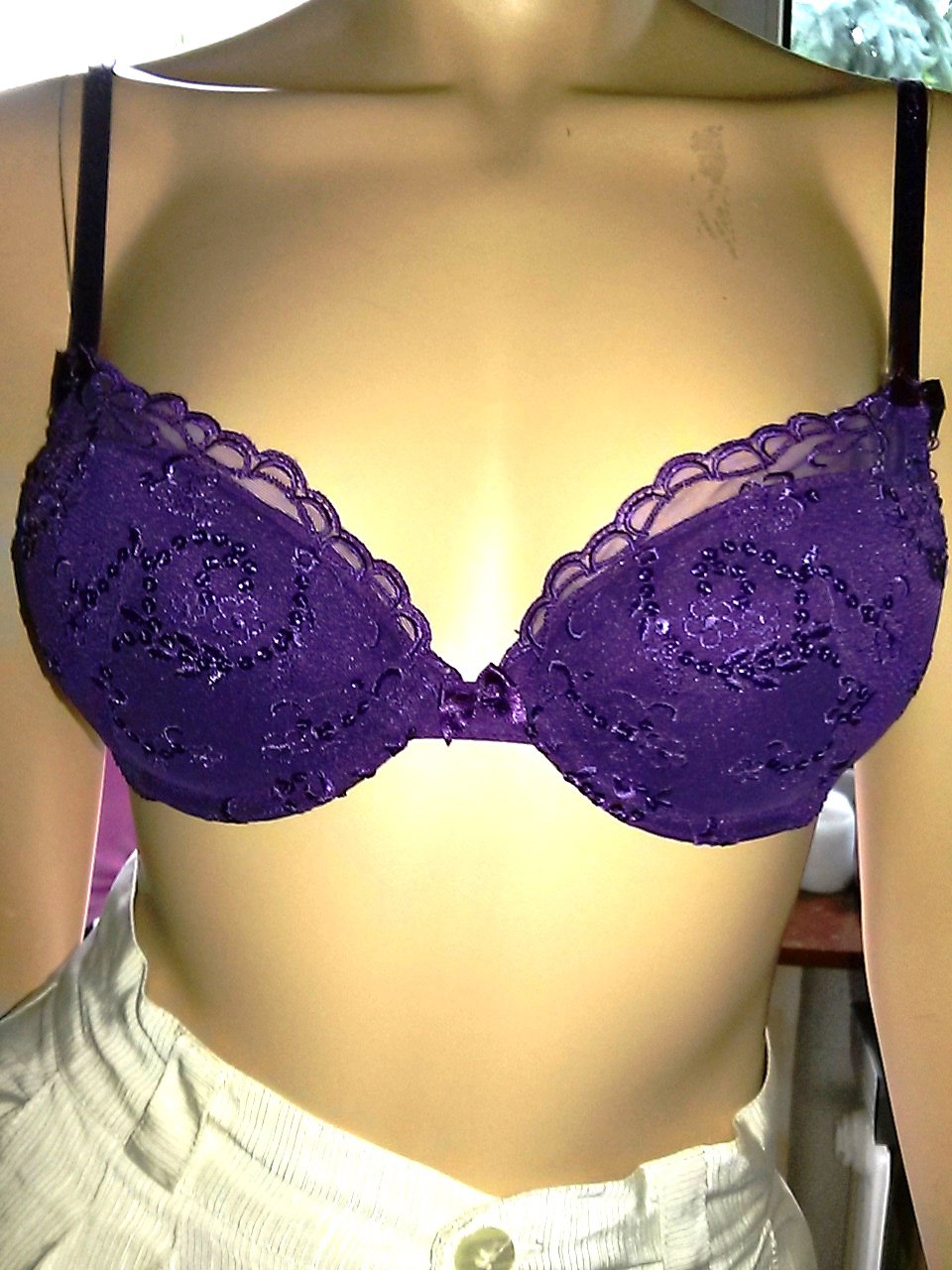 Push-up BH von Lascana- Gr. 75 A- lila-neu
