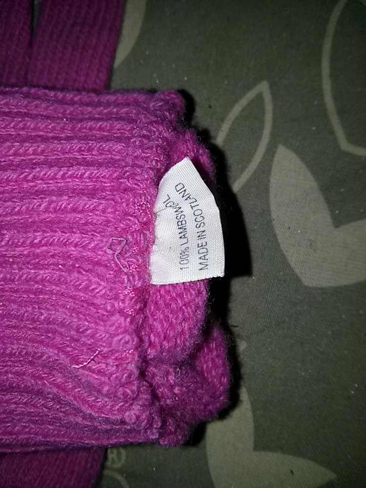 Handschuhe pink aus100% Lamsbwool- neu