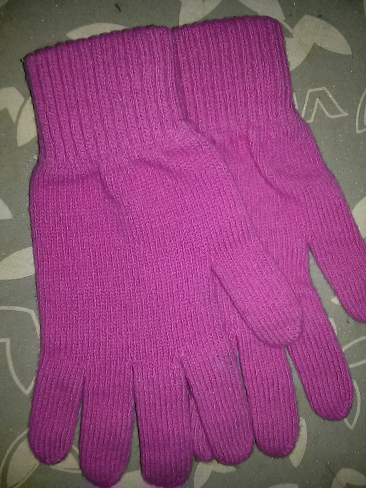 Handschuhe pink aus100% Lamsbwool- neu