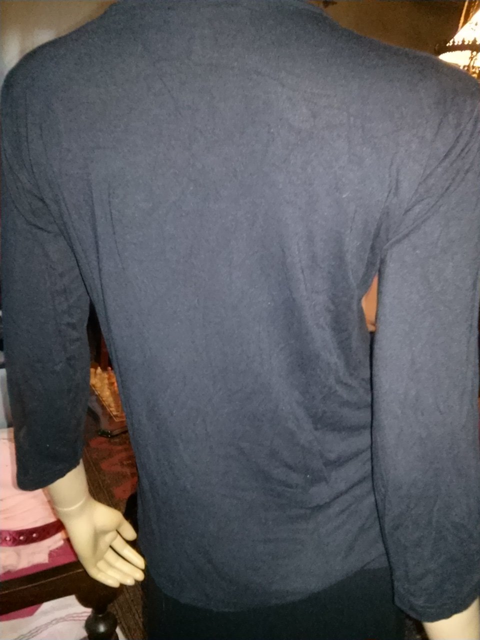 Damenshirt von no compromise- Gr- L- schwarz mit silbernene Pailletten