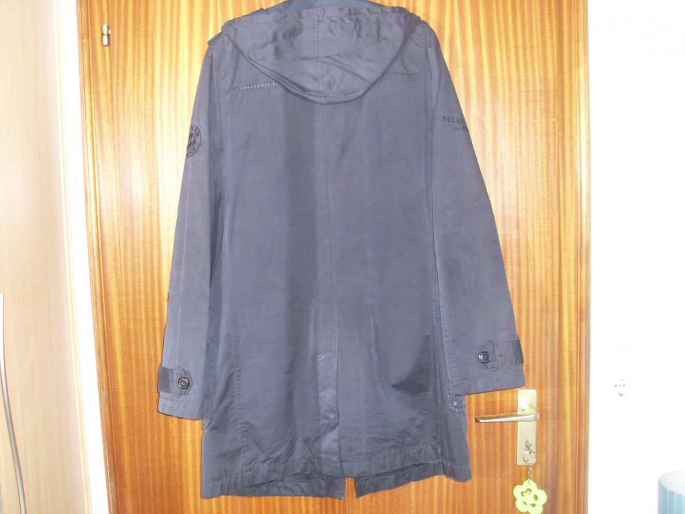 S. Oliver Herren Winter  Longjacke dunkelblau m Kapuze Gr. 48 / M  FC Bayern