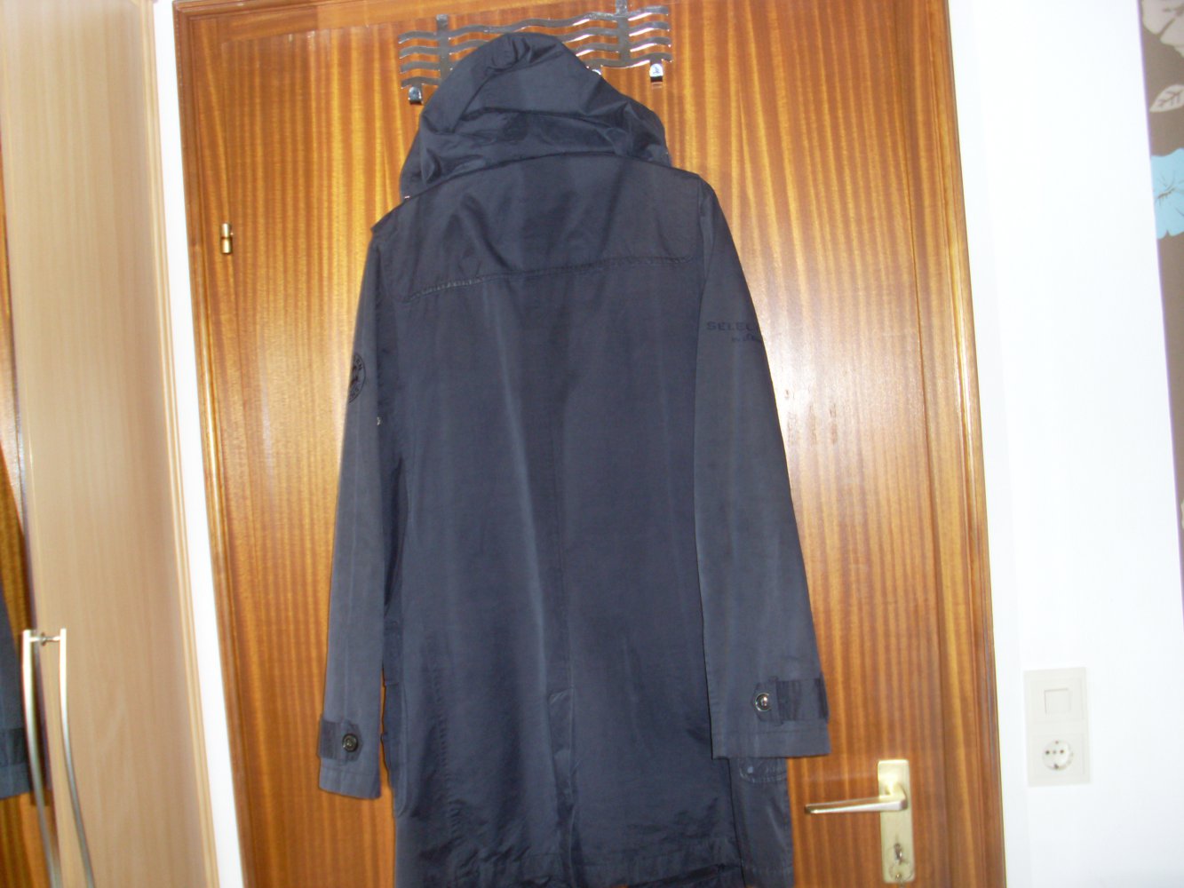 S. Oliver Herren Winter  Longjacke dunkelblau m Kapuze Gr. 48 / M  FC Bayern