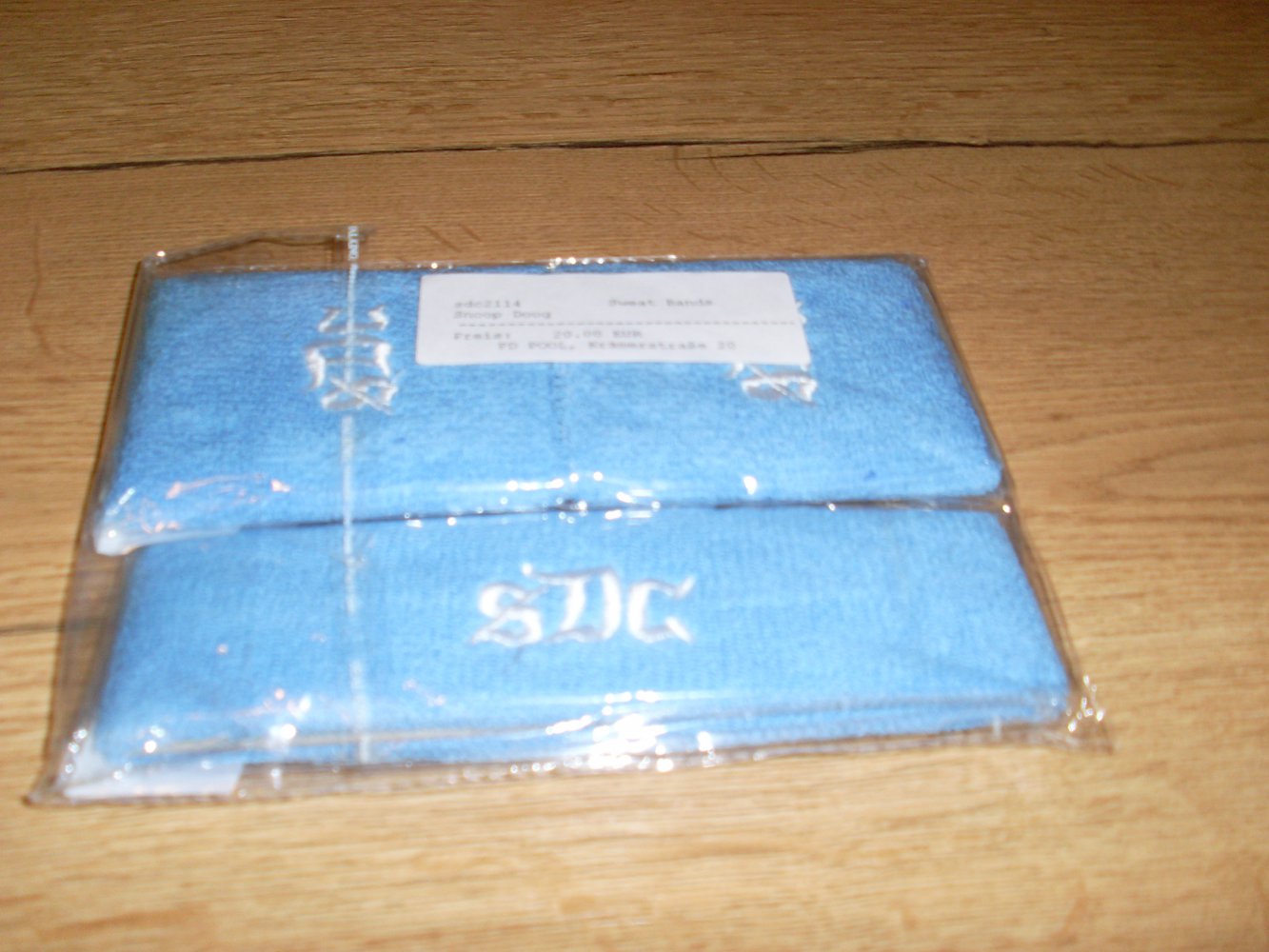 Schweißbandset Snoop Doog blau Neu  original verpackt NP:19,90€