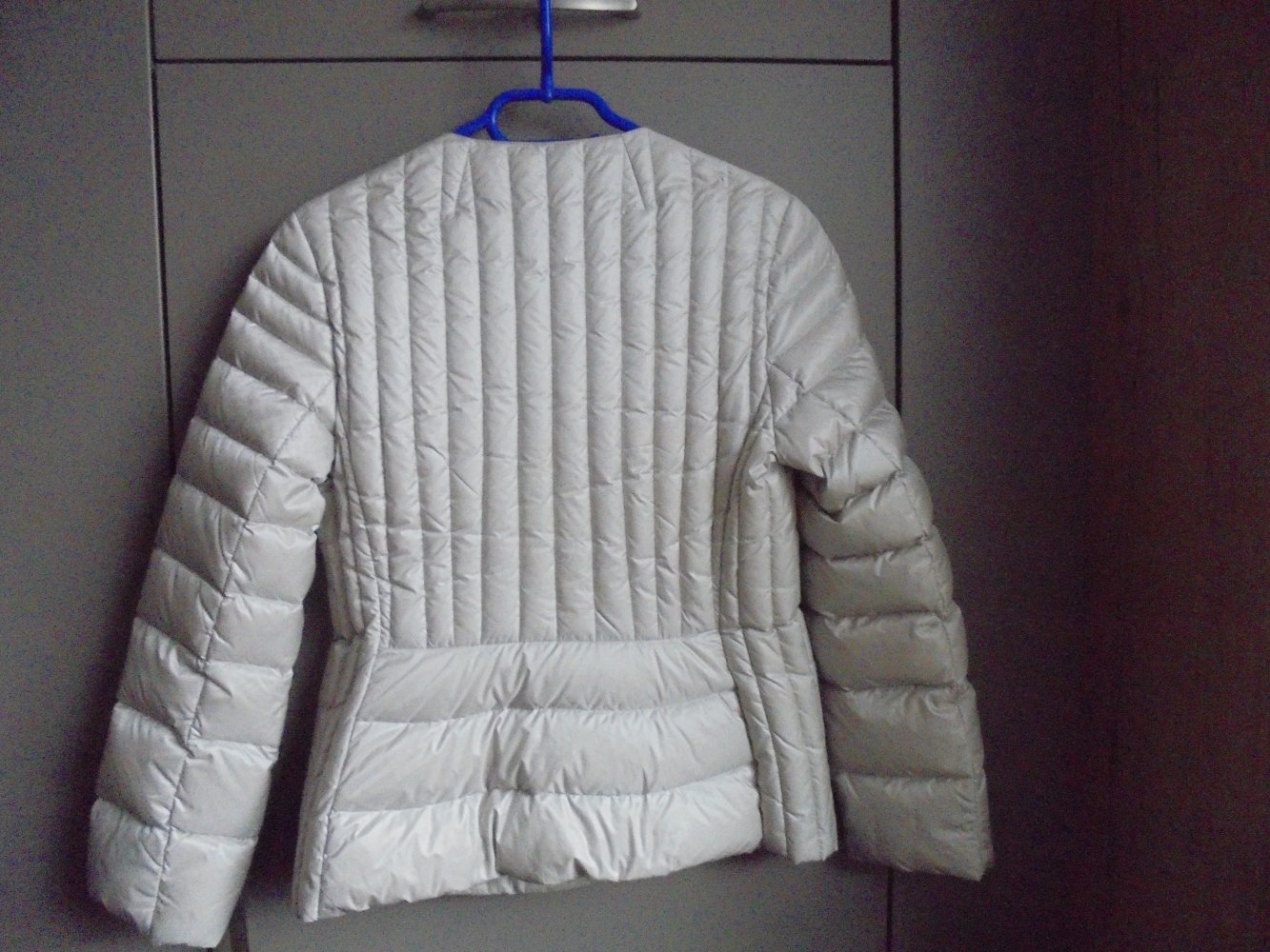 elegante Damen Steppjacke Gr. 36/38 in creme/beige neuwertig