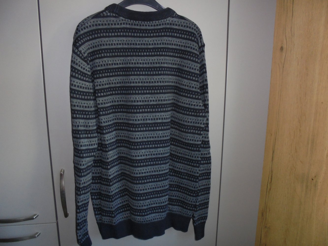 Herren Pullover Gr. XL schwarz gemustert v. Organics