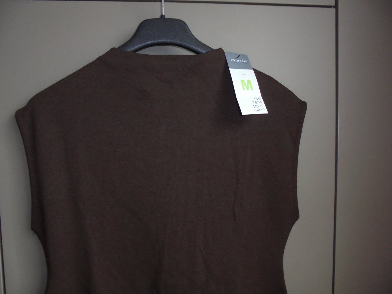 NEU: Damen Minikleid - Überzieher braun Gr. M von Primark