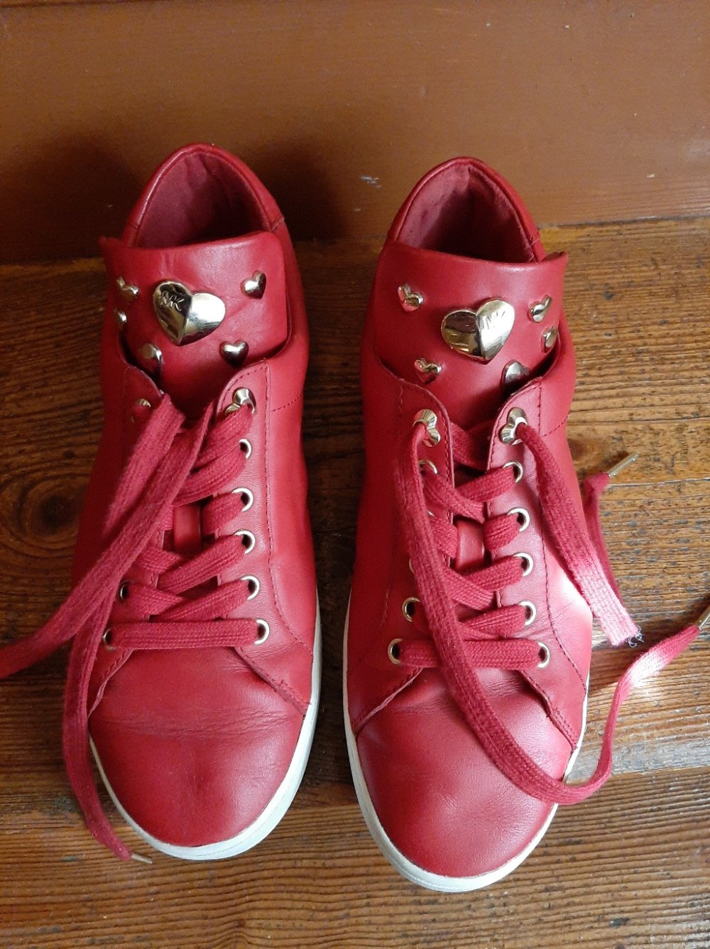 MICHAEL KORS SNEAKERS LEICHTE GEBRAUCHSSPUREN ROT
