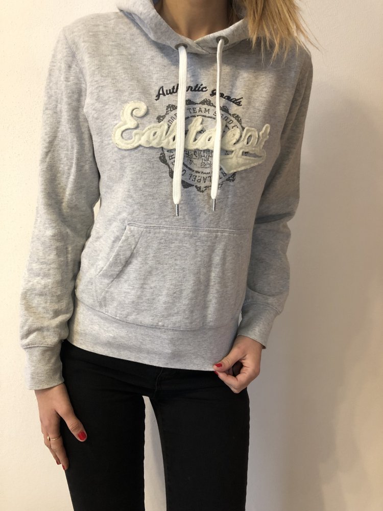 grauer Hoodie