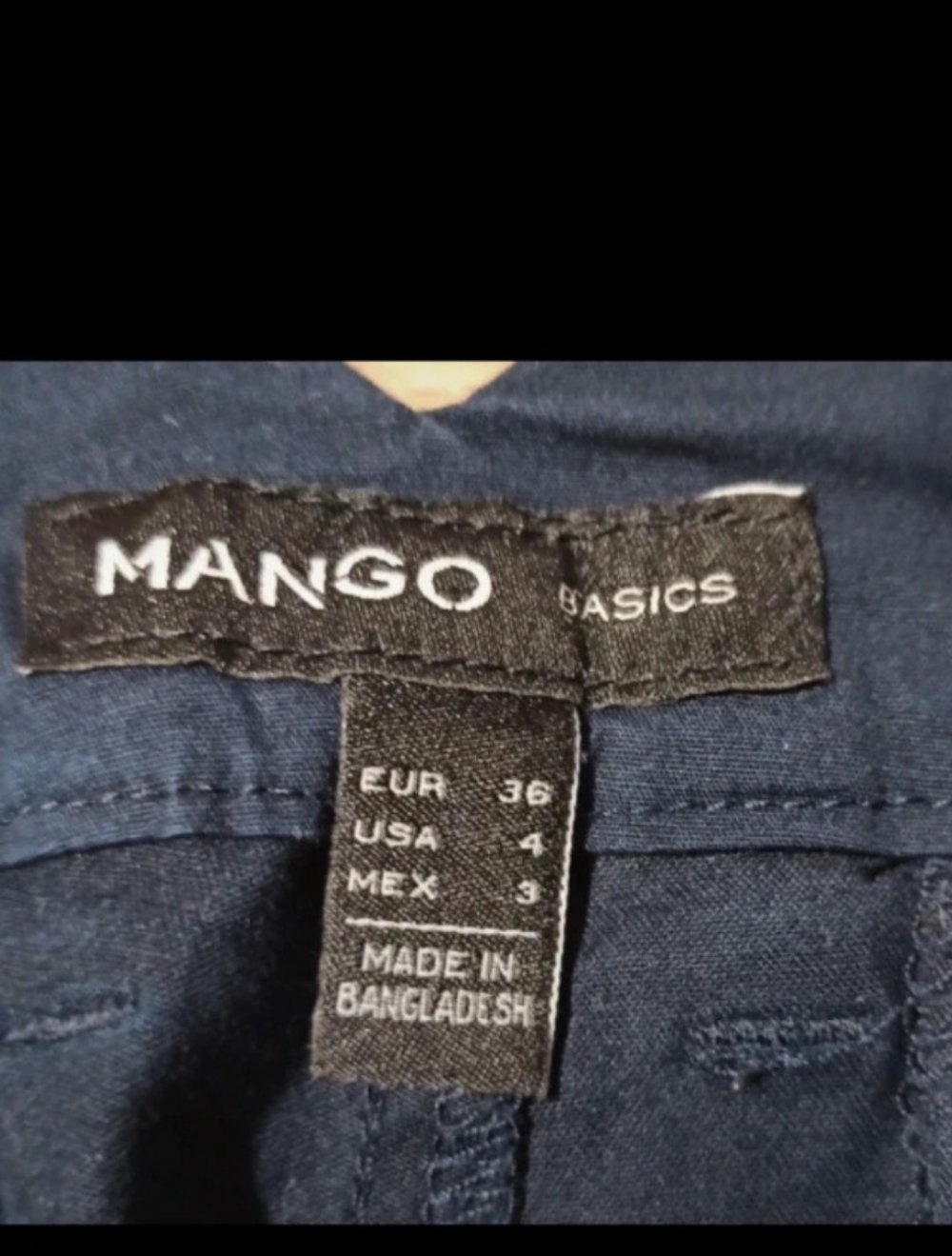 Schöne Stoffhose, Größe 36, Mango, Basic