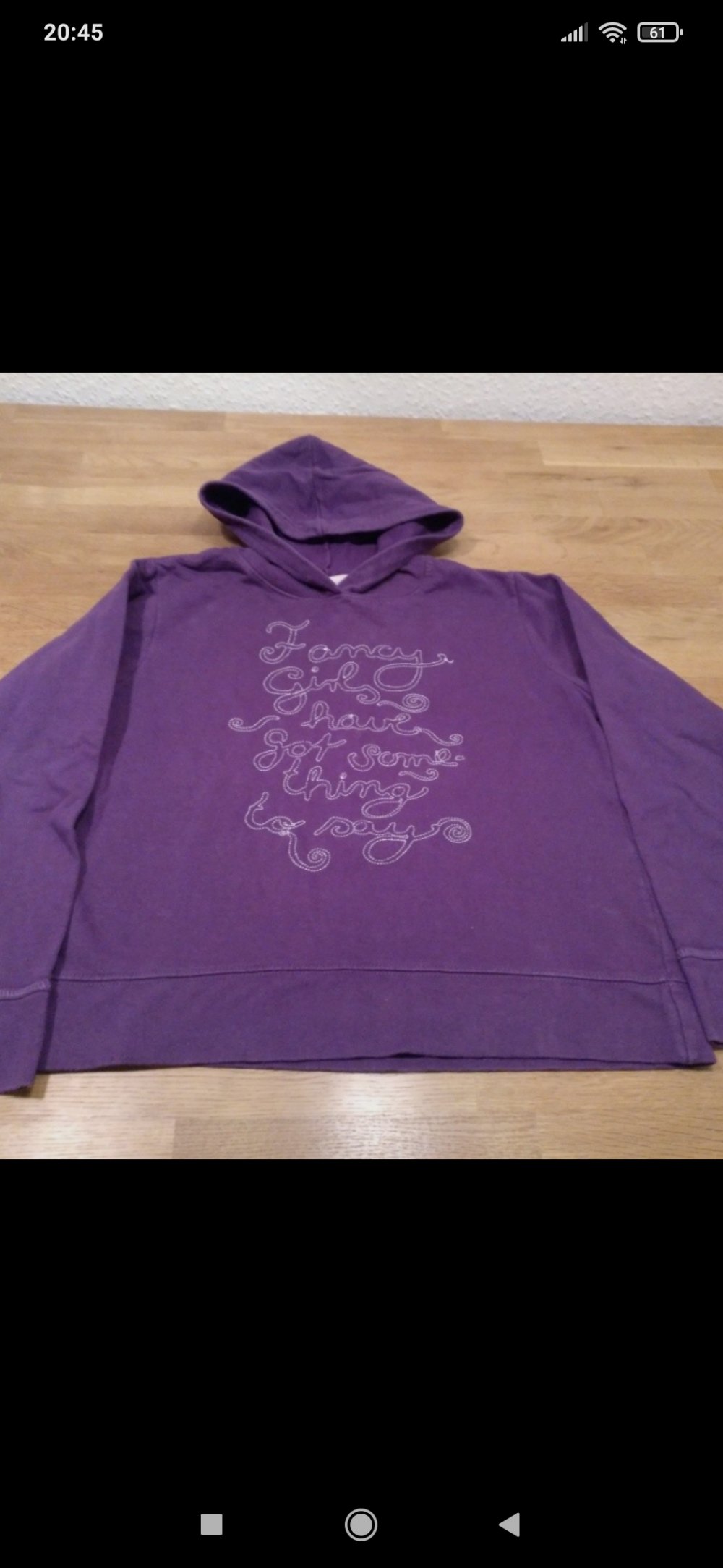 Schöner Kapuzenpulli, Größe 164