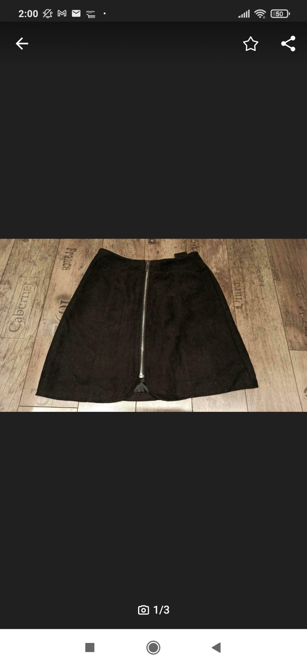 Wunderschöner Rock mit Reißverschluss, Größe XXS, H&M