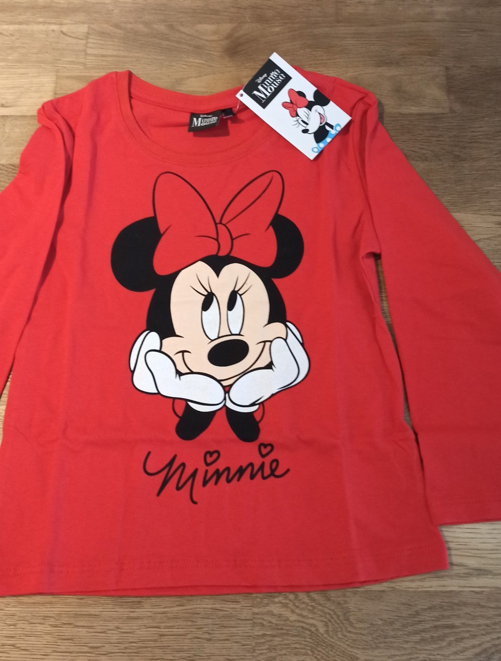 Süßes Langarmshirt, Minnie Mouse, Größe 110