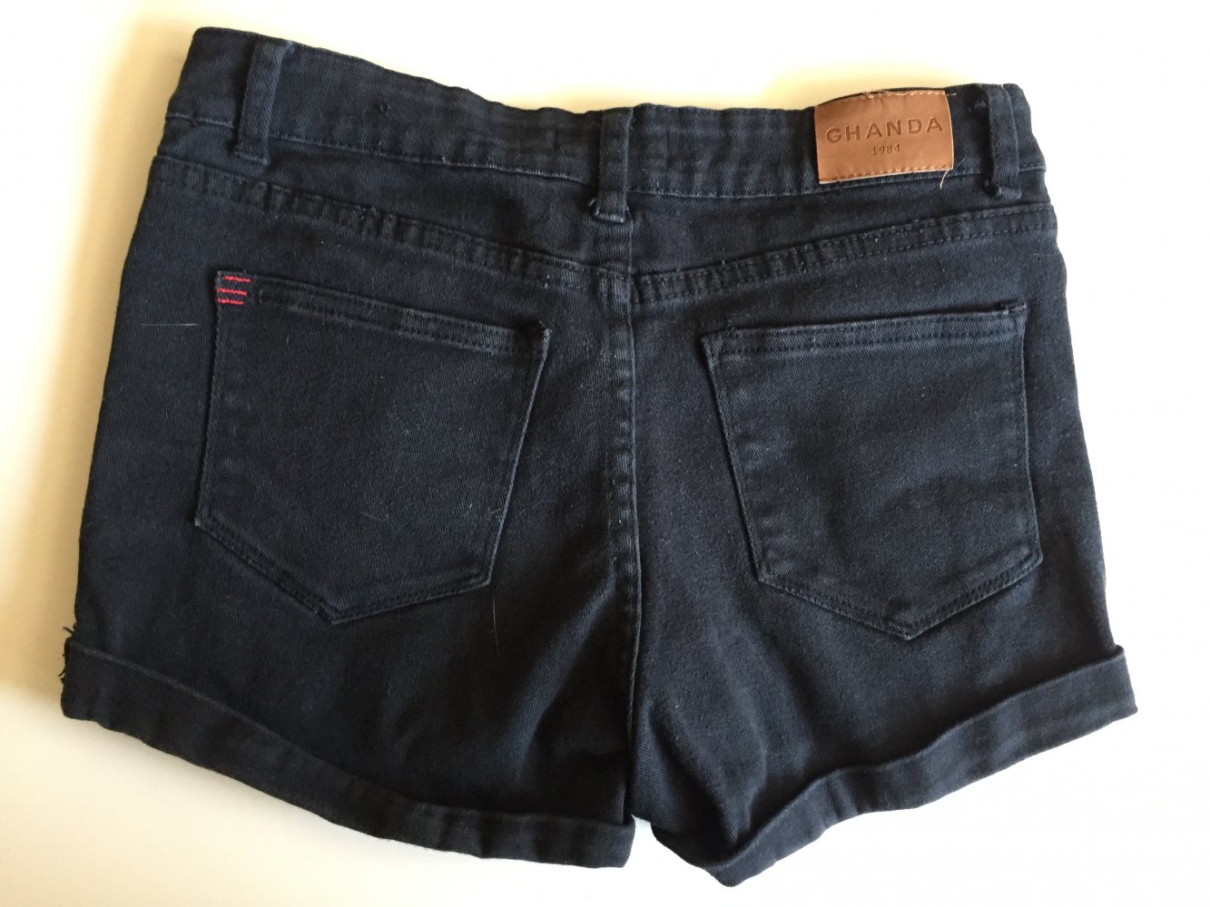 Ghanda Jeans Shorts Gr.36/S schwarz aus Australien