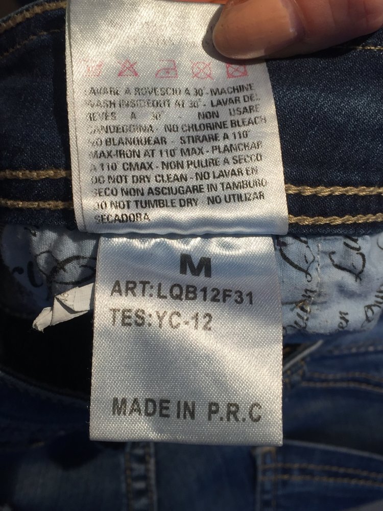 Luxury Queen Super Low Waist Treggings Jeans Gr.36