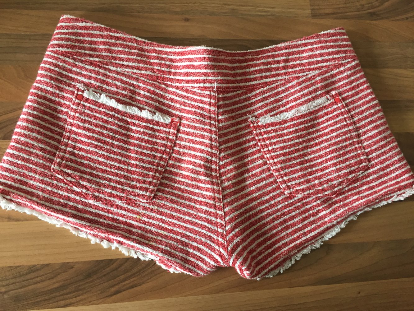 Calzedonia Super Mini Frottee Shorts Gr.S rot weiß gestreift