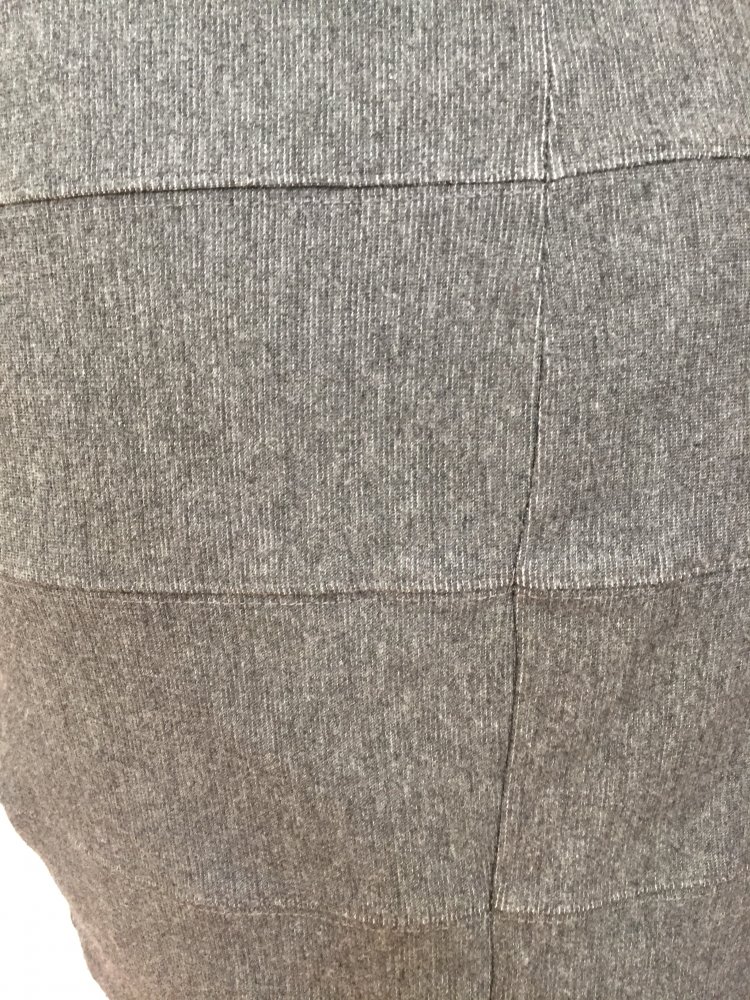 Gina Tricot Basic Elasthan High Waist Stützshape Tube Rock Gr.XL grau